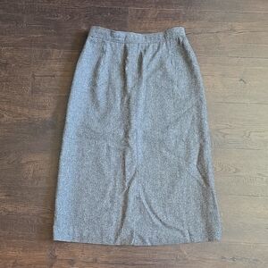 Vintage Koret Classic Gray Wool Blend Pencil Skirt